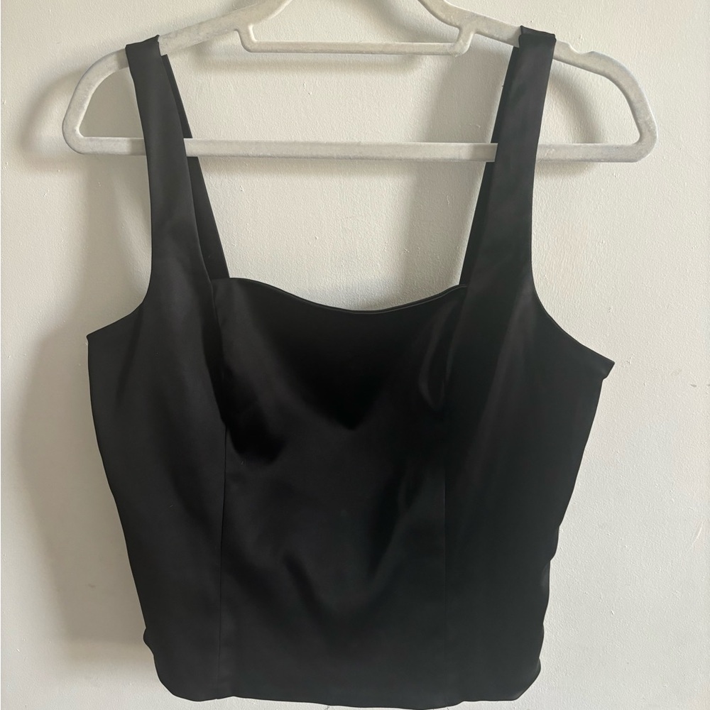 Abercrombie & Fitch Black Crop Top